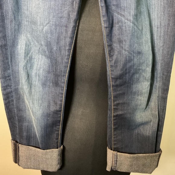 14. Citizens Of Humanity Blue Dani Cropped Straight Leg Ankle Jeans Size 26 - Picture 4 of 9